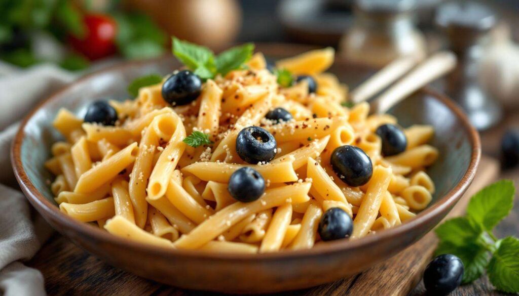 Pasta rustica con cavolfiore, tonno e olive, facile e veloce