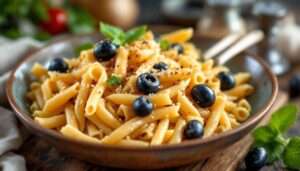 Pasta rustica con cavolfiore, tonno e olive, facile e veloce