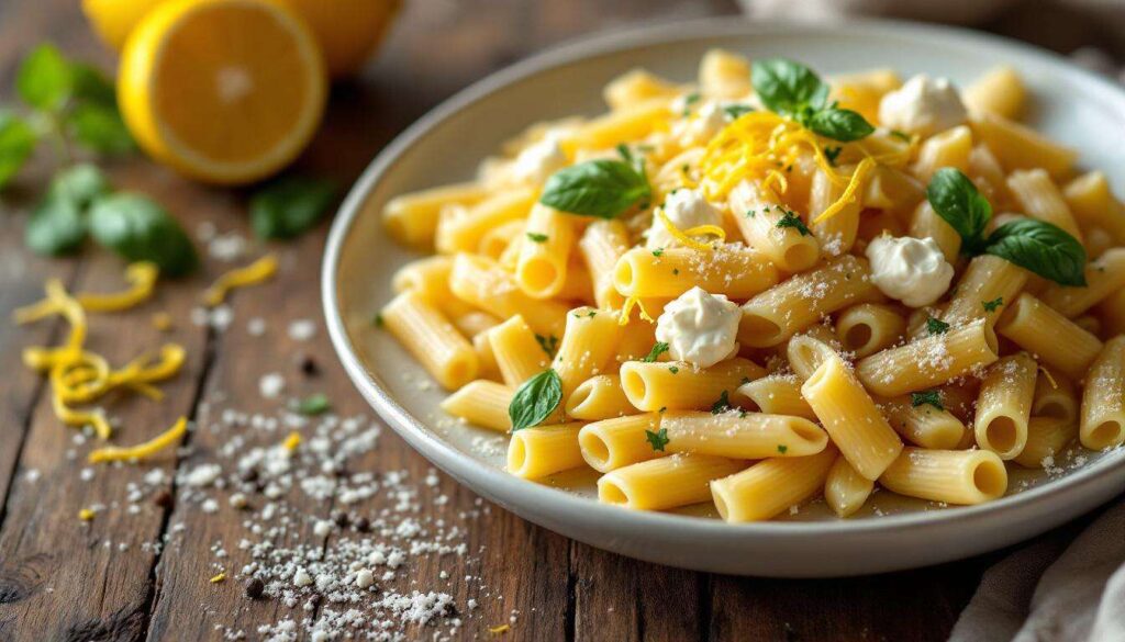 Pasta ricotta e limone: cremosa e profumata, pronta in padella in pochi minuti