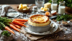 Soufflé di carote in friggitrice ad aria: soffice, profumato e senza forno