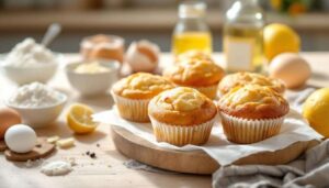 Muffin allo yogurt, soffici e alti come quelli della pasticceria: li puoi servire sia a colazione che a merenda